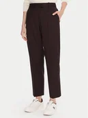 Spodnie damskie - Tommy Hilfiger Chinosy WW0WW48353 Bordowy Slim Fit - miniaturka - grafika 1