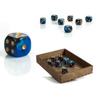 Kostka 1,6 cm RPG Walka Ze Sztormem Kość Sześciościenna K6 - Gry planszowe - miniaturka - grafika 1