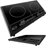 Płyty elektryczne - Kuchenka indukcyjna przenośna 2 pola grzewcze 4000 W Kuchenka indukcyjna przenośna 2 pola grzewcze 4000 W - miniaturka - grafika 1