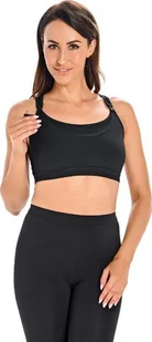 Teyli Top biustonosz do karmienia bawełniany Maya czarny Czarny L - Biustonosze ciążowe - miniaturka - grafika 1