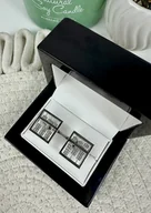 Spinki do mankietów i krawatów - SPINKI DO MANKIETÓW prezent liczydło srebrne - miniaturka - grafika 1