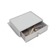 Akcesoria łazienkowe - Stackers Organizer na kosmetyki Stackers kamienna szarość z szufladą 74631 - miniaturka - grafika 1