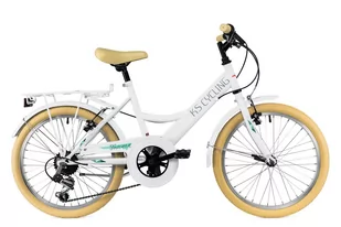 Rower 20 Cali Dla Dziewczynki Ks Cycling Biały - Rowery - miniaturka - grafika 1