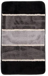 Stylowy czarny dywanik łazienkowy T9-E58 - Dywaniki łazienkowe Stylowy czarny dywanik łazienkowy T9-E58 - Dywaniki łazienkowe - miniaturka - grafika 1