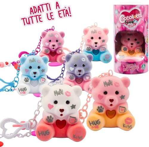 Giochi Preziosi Coccolotti Love&Tell, 6 Misi z funkcją nagrywania i brelok Charm, losowe kolorowanie, powtarzają to, co mówisz, gry dla dzieci 4 lat+, interaktywne zwierzęta zabawki