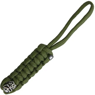 Bestechman Smycz Paracord Army Green BM08B - Survival - akcesoria - miniaturka - grafika 1