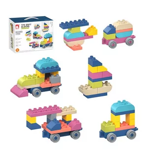 SOFT blocks - miękkie klocki konstrukcyjne 77 elementów - Klocki - miniaturka - grafika 1