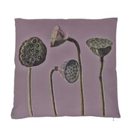 Poduszki dekoracyjne - Różowa poduszka z kwiatami Fem - miniaturka - grafika 1