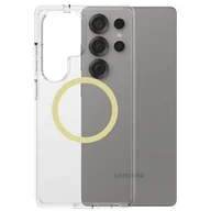 Etui i futerały do telefonów - Etui PANZERGLASS Care Flagship Urban Combat Qi do Samsung Galaxy S25 Ultra Przezroczysto-żółty - miniaturka - grafika 1