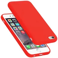 Etui i futerały do telefonów - Pokrowiec Do Apple iPhone 6 / 6S Etui w LIQUID CZERWONY TPU Silikon Case Cover Obudowa Ochronny Cadorabo - miniaturka - grafika 1