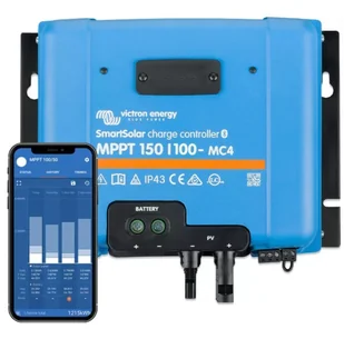 Victron Energy Regulator SmartSolar MPPT 150/100-MC4 VE.Can (12/24/36/48V) - Akcesoria do kolektorów i fotowoltaiki - miniaturka - grafika 1