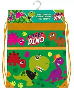 Worek szkolny Crazy Dino KL10995 - Worki na buty - miniaturka - grafika 1