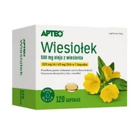 Włosy, skóra, paznokcie - Synoptis PHARMA APTEO Wiesiołek, 120 kapsułek - miniaturka - grafika 1