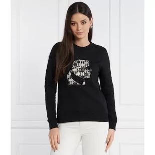 Karl Lagerfeld Bluza boucle karl | Regular Fit - Bluzy damskie - miniaturka - grafika 1
