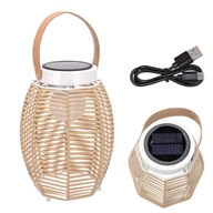 Lampy ogrodowe - Lampa solarna ogrodowa LED stojąca ZEWNĘTRZNA słupek na taras do ogrodu - miniaturka - grafika 1