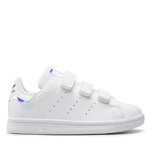 Sneakersy adidas Stan Smith GY4241 Biały - Buty dla dziewczynek - miniaturka - grafika 1