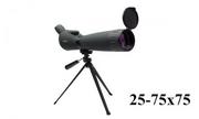 Lunety i akcesoria - Profesjonalna Luneta / Teleskop Obserwacyjny Kandar 25-75x75 + Statyw + Pokrowiec/Torba. - miniaturka - grafika 1
