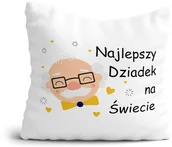 Gadżety dla niej i dla niego - Poduszka na DZIEŃ DZIADKA - Najlepszy DZIADEK na Świecie Prezent - miniaturka - grafika 1