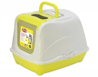 Kuwety dla kotów - PET NOVA Cat Life Plus Toaleta dla kota 50cm - żółta - miniaturka - grafika 1