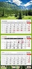 Kalendarze - Kalendarz 2026 trójdzielny płaska główka tatry - miniaturka - grafika 1