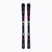 Narty - Narty zjazdowe damskie Rossignol Nova 2S + Xpress W 10 GW czarno-różowe RRLLI07 144 cm - miniaturka - grafika 1