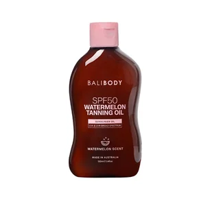 Bali Body Watermelon Tanning Oil SPF 50 Olejek do opalania z SPF 50 - Balsamy i kremy do opalania - miniaturka - grafika 1