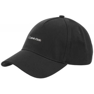 Czapka z daszkiem Calvin Lettering Canvas Cap K60K612764 BEH (CK515-a) Calvin Klein - Czapki damskie - miniaturka - grafika 1