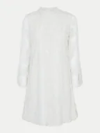 Sukienki - YAS Sukienka koktajlowa Cornelia 26035351 Écru Regular Fit - miniaturka - grafika 1