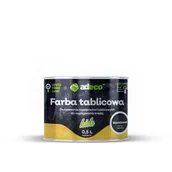 Farby wewnętrzne - Adeco Farba tablicowa MAX 3 kolory (0,5 L, blackboard - czerń tablicowa) - miniaturka - grafika 1