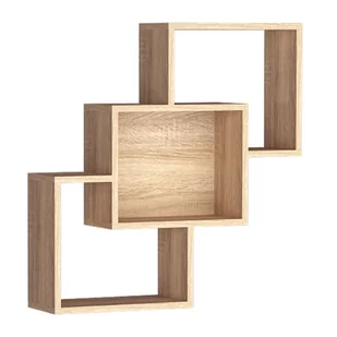 Półka D-30 DALLAS dąb sonoma / dąb truflowy - Półki do salonu - miniaturka - grafika 1