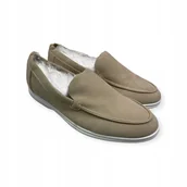 Mokasyny męskie - Mokasyny męskie zamszowe Old Money 44 - miniaturka - grafika 1