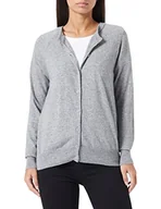 Kurtki damskie - United Colors of Benetton Damska kurtka z dzianiny, jasnoszary 82p, XL - miniaturka - grafika 1