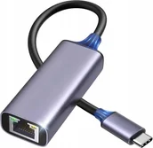 Karty sieciowe - ADAPTER SIECIOWY USB-C KARTA SIECIOWA LAN RJ45 1000MBPS Ethernet Gigabit - miniaturka - grafika 1