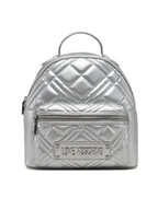 Plecaki - LOVE MOSCHINO Plecak JC4148PP1MLA196B Srebrny - miniaturka - grafika 1