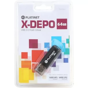 Platinet X-Depo 64GB (PMFE64) - Pendrive - miniaturka - grafika 1