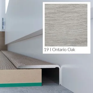 Arbiton Profil podłogowy CS25 zakończeniowy dąb ontario 1,2 m - Listwy przypodłogowe - miniaturka - grafika 1