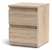 Komody dla dzieci - Szafka Komoda Stolik Nocny 2 Szuflady SM2 Sonoma - miniaturka - grafika 1