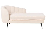 Szezlongi - Szezlong boucle lewostronny jasnobeżowy ALLIER - miniaturka - grafika 1