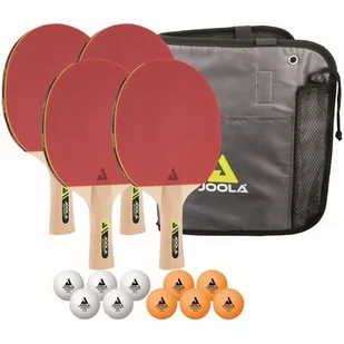 Joola RAKIETKA PALETKA DO TENISA STOŁOWEGO 4SZT + PIŁECZKI ZESTAW - Tenis stołowy - miniaturka - grafika 1
