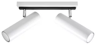 Sollux Lighting Designerskie Oświetlenie Plafon DIREZIONE 2 Biały Listwa LED Walce SL.0496 - Lampy sufitowe - miniaturka - grafika 1