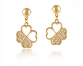 Kokony niemowlęce - KOLCZYKI KONICZYNKI ZDOBIONE KRYSZTAŁKAMI PRECIOSA Z KOLEKCJI MERYMEJKAP (P - miniaturka - grafika 1