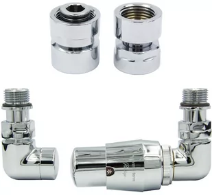 Varioterm Zawór termostatyczny trójosiowy Vision ze złączką PEX/CU /GZ1/2 /GW1/2 - chrom instalacja 1/2 - złączka GW1/2 prawy VIGS0202CFK/P(GW1/2) - Zawory i kraniki - miniaturka - grafika 1