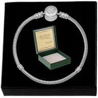 Bransoletki - Piękna Srebrna Bransoletka Damska 925 Rodowana Z Cyrkoniami Prezent+Grawer - miniaturka - grafika 1