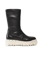 Botki damskie - Badura Botki 3040 Czarny - miniaturka - grafika 1