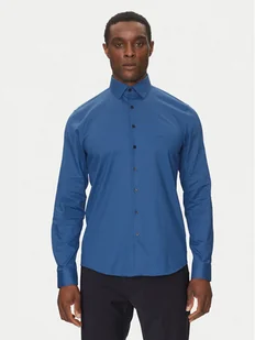 Calvin Klein Koszula K10K114298 Niebieski Slim Fit - Koszule męskie - miniaturka - grafika 1