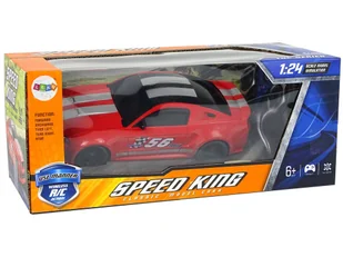 Auto Sportowe R/C 1:24 Wyścigi Czerwone Przyciemniane Szyby - Zabawki zdalnie sterowane - miniaturka - grafika 7