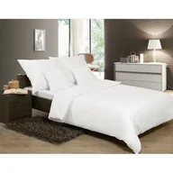 Pościel - MATEX Pościel satynowa biały, 140 x 200 cm, 70 x 90 cm - miniaturka - grafika 1
