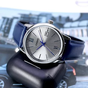 Zegarek ZEGAREK MĘSKI CASIO MTP-V002L-2B3 + BOX (zd224b) - Zegarki męskie - miniaturka - grafika 2