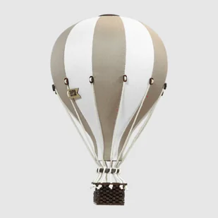 Balon dekoracyjny beż + biel rozmiar l - Wyposażenie pokoiku dziecięcego - miniaturka - grafika 1