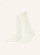 Skarpetki damskie - Falke Skarpety Cosy Wool Boot Z Wełną Merino weiss - miniaturka - grafika 1